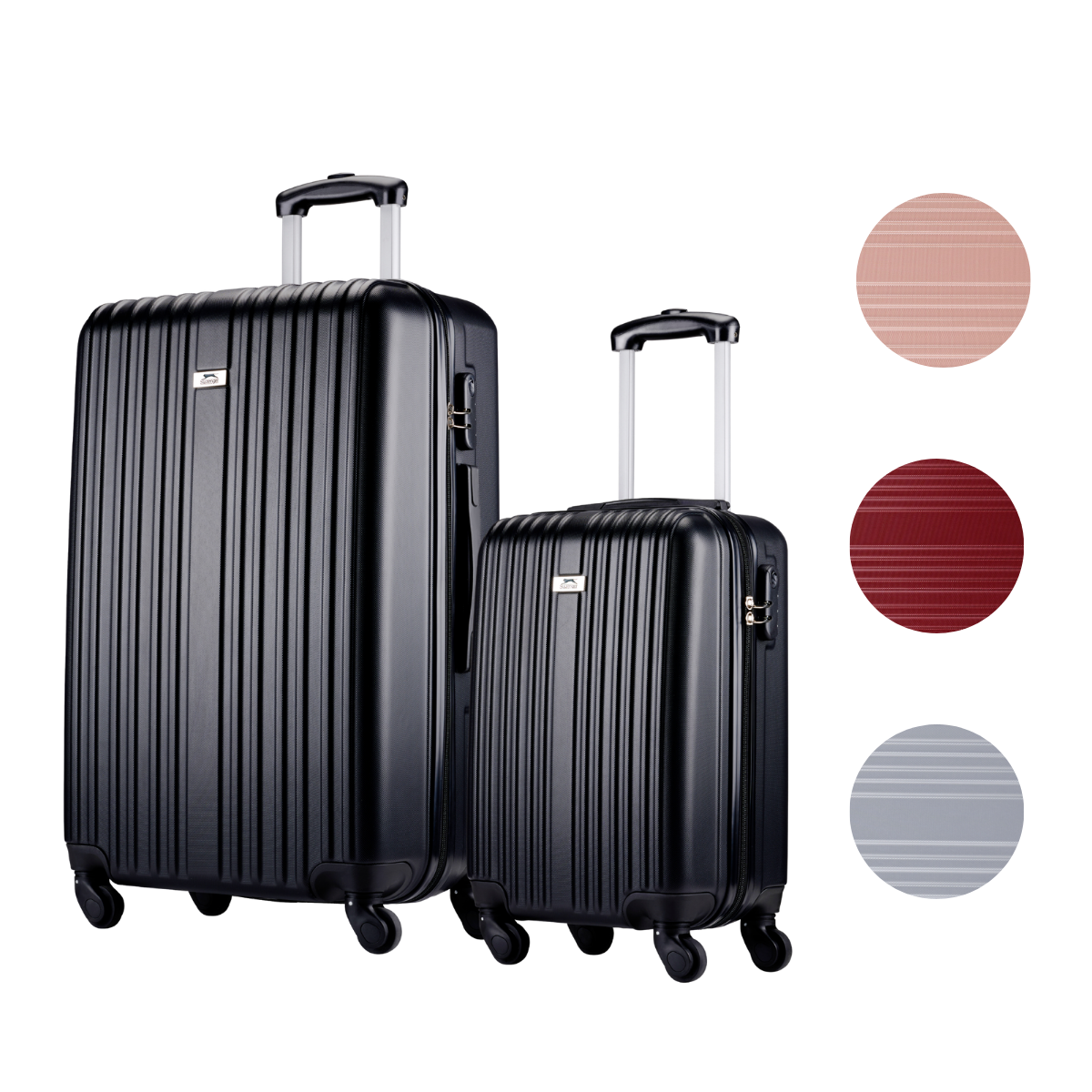 Trolley Set 2Pc Black