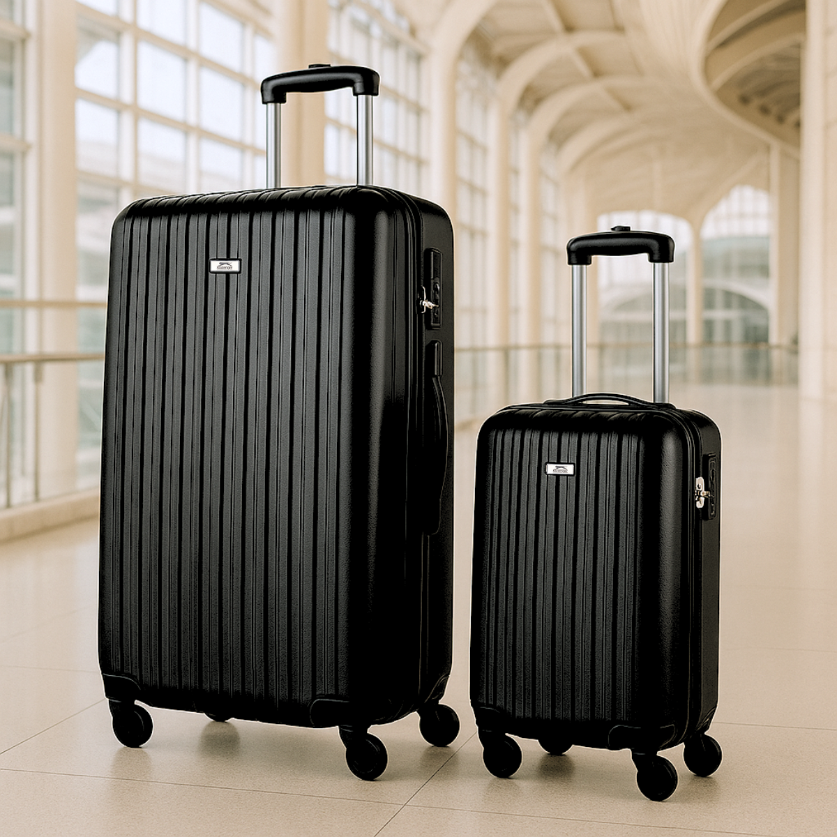 Trolley Set 2Pc Black
