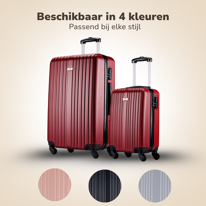 Trolley Set 2Pc Red