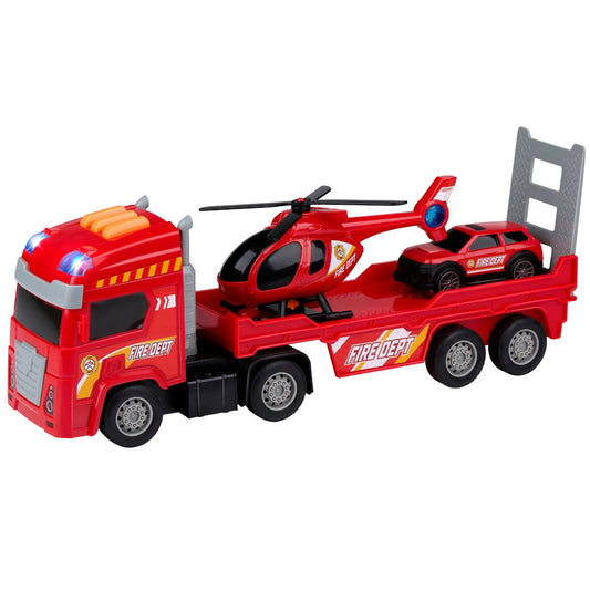 Fire Truck Set 3Pcs B/O