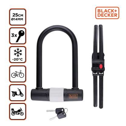 Frame Lock U-Shape Ø14X25Cm