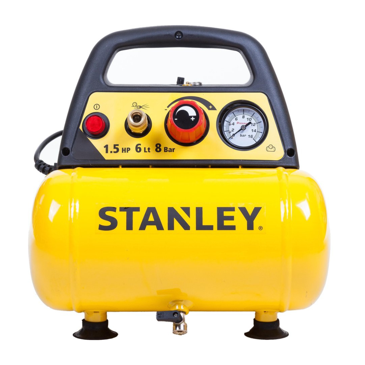 Stanley – Dn200/8/6 Luchtcompressor – 8 Bar – Olievrij