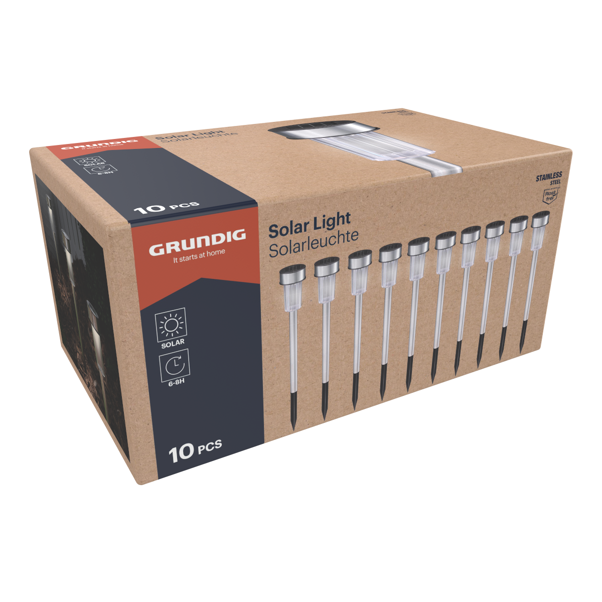 Spike Solar Ø4,8X36,5 10Pc