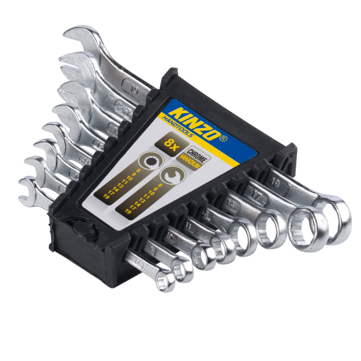 Spanner Set Combi 8Pcs 8-19 Cv