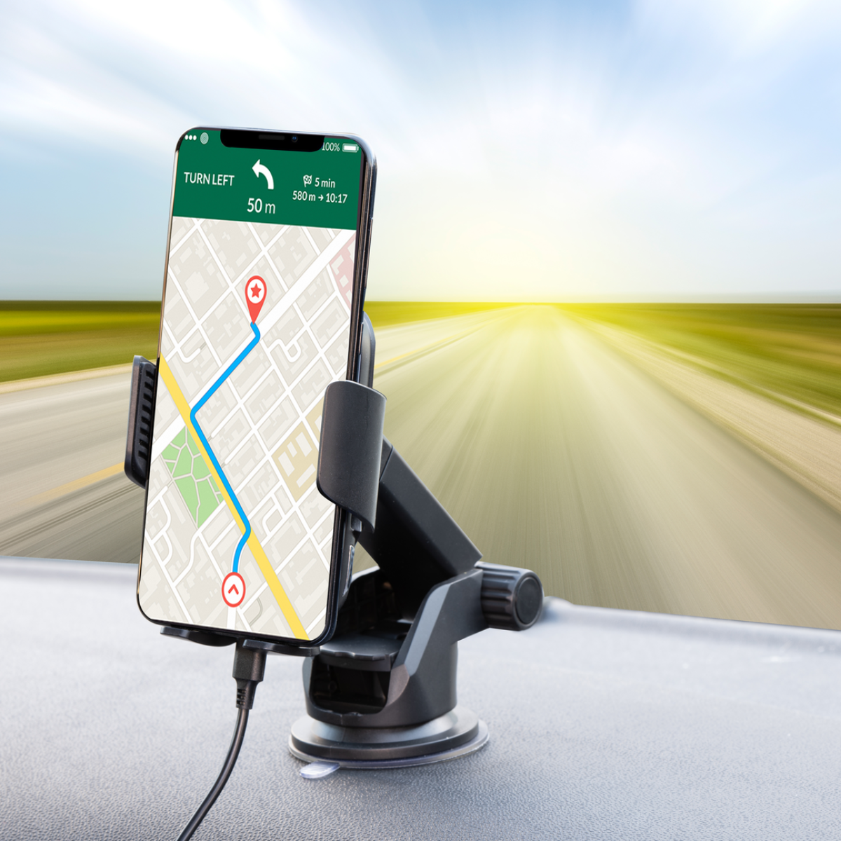 Phone Holder/Charger 10W Qi