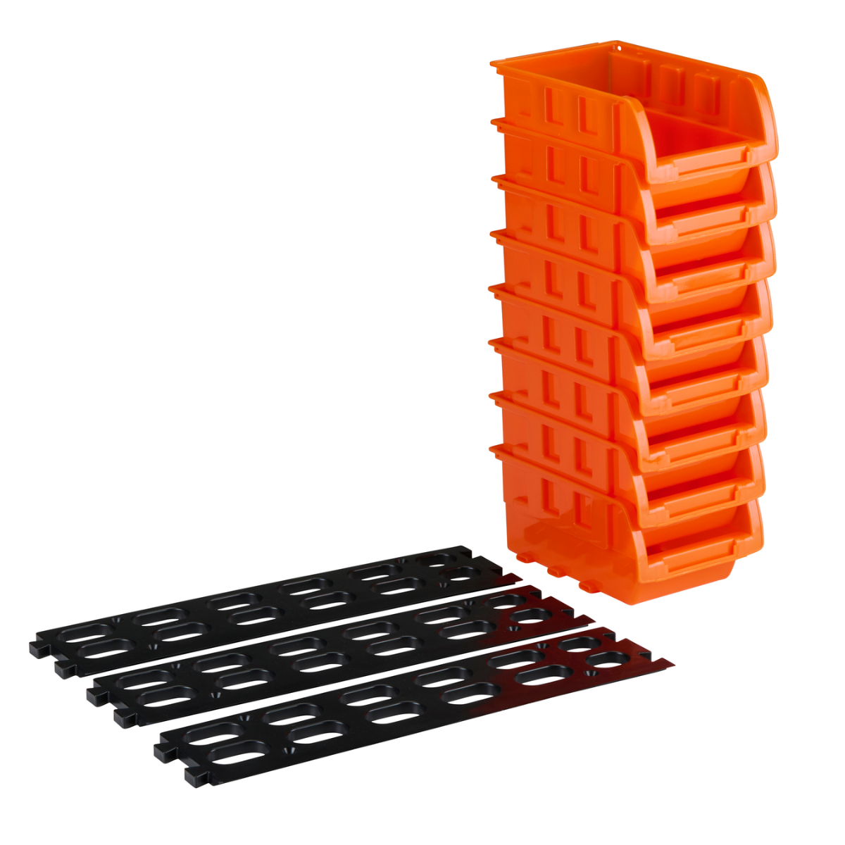 Stackable Tray Orange 8Pc