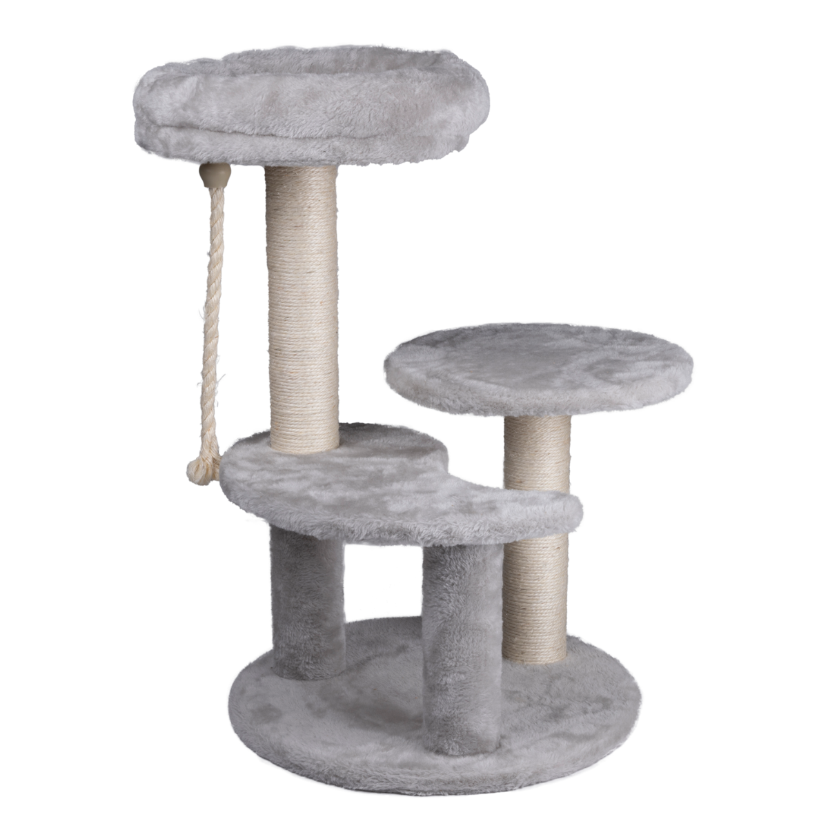 Cat Scratching Post Grey