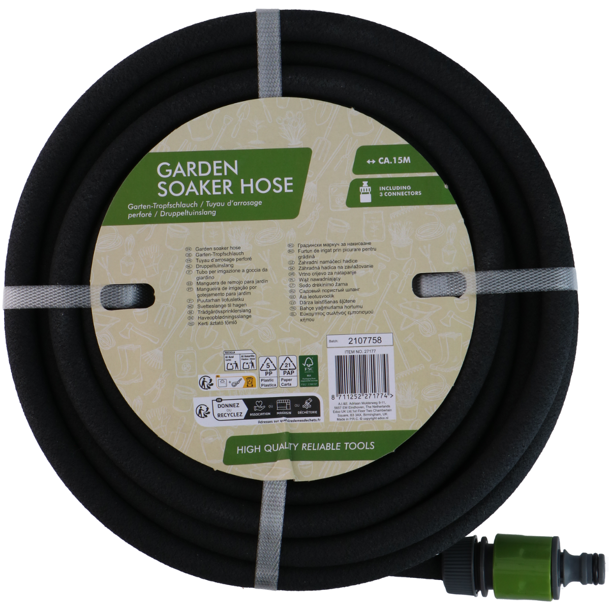 Garden Irrigation Hose 15M