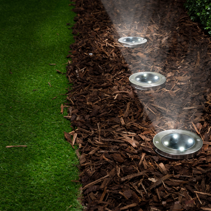 Solar Ground Spot Led 4Pc