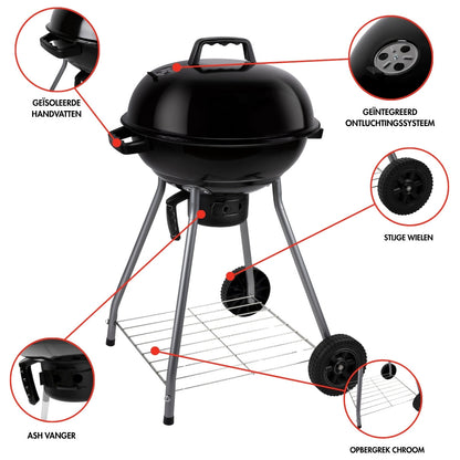 Bbq 18Inch Lid+Handle+Ash
