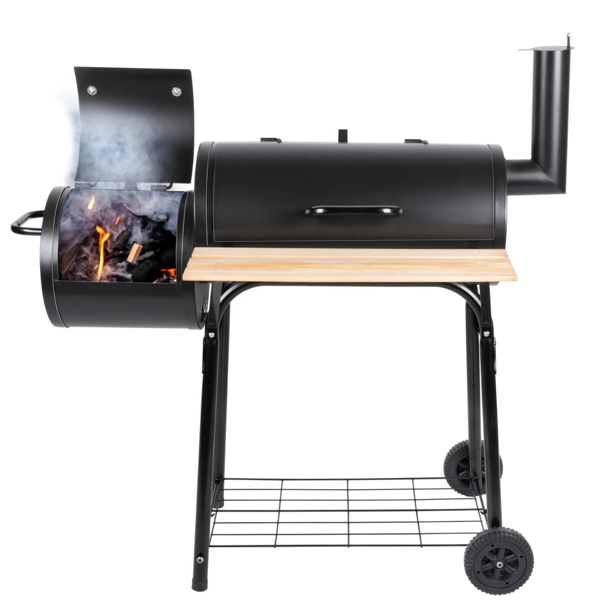 Bbq Grill Smoker 118X62X114Cm
