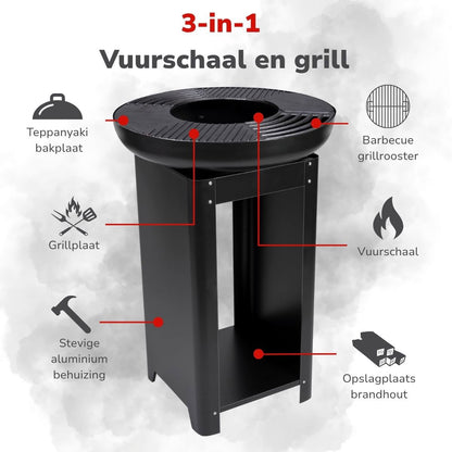 Bbq Teppanyaki And Firepit In 1