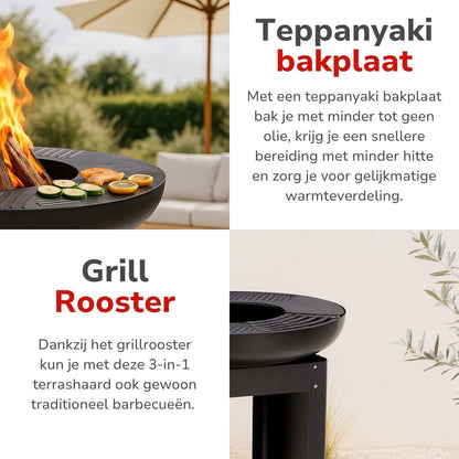 Bbq Teppanyaki And Firepit In 1