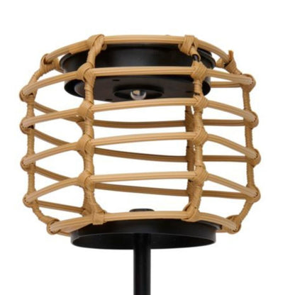Solar Stake Bamboo Look