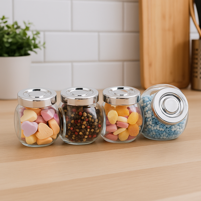 Storage Jar 200Ml 4Pc