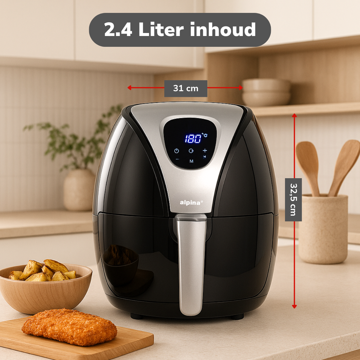 Fryer Hot-Air Digital 2,4L Inner