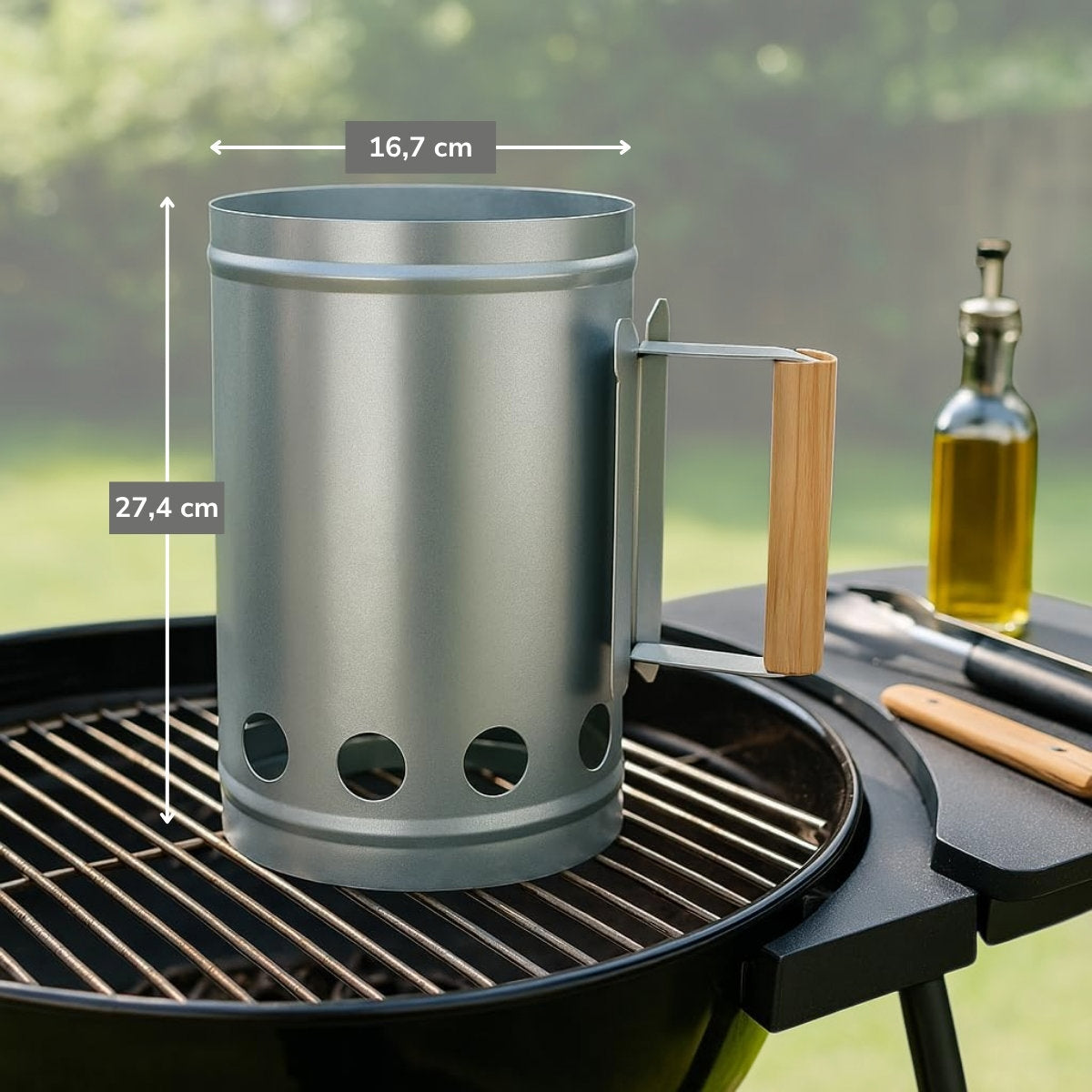 Bbq Charcoal Starter 27X16Cm