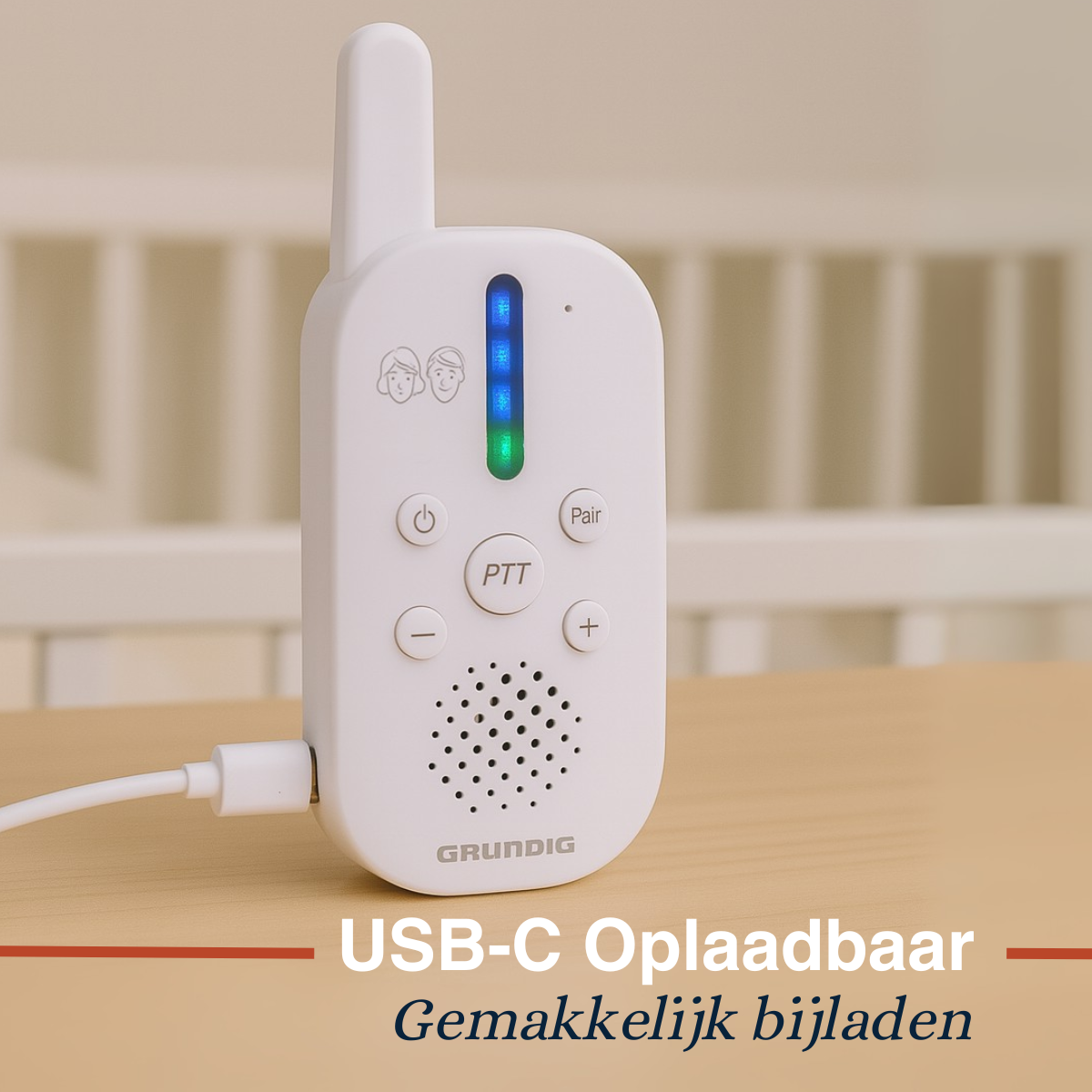 Wireless Digital Audio Baby Monitor 2.4Ghz