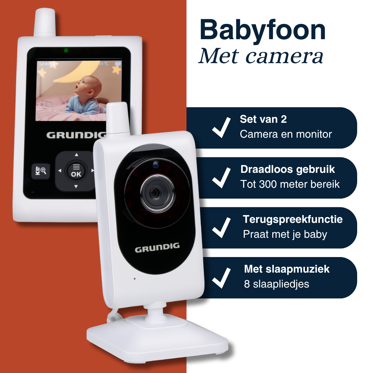 Baby Monitor Wireless Video 2.4"