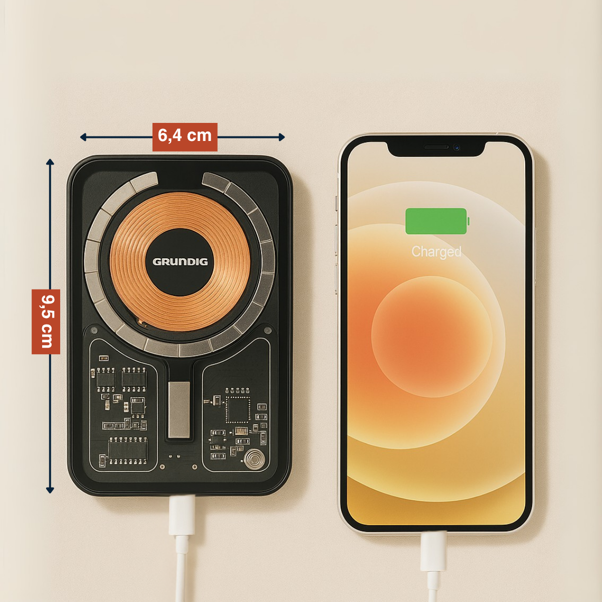 Powerbank Wireless 5000Mah