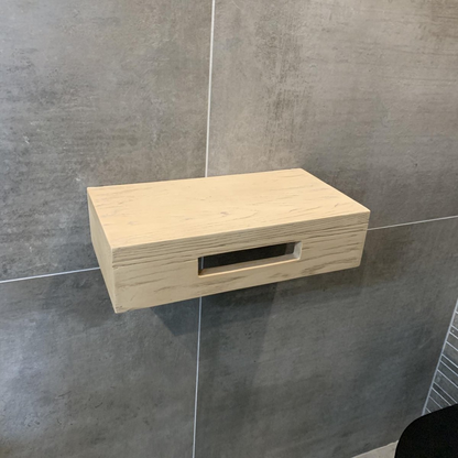 Wastafelplank 40 X 25 X 10 Cm Hout Eiken