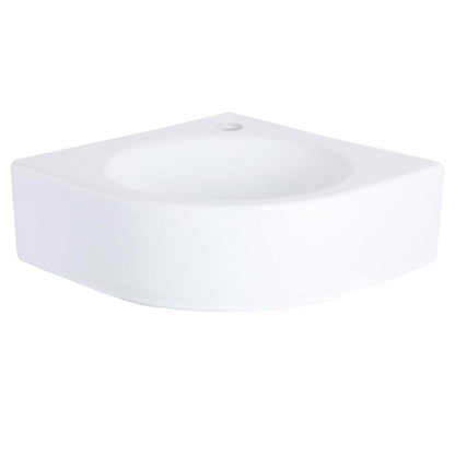 Fonteinset Keramiek Kraan Gebogen Mat Zwart 30 X 30 X 10 Cm