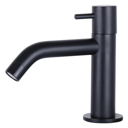 Fonteinset Keramiek Kraan Gebogen Mat Zwart 30 X 30 X 10 Cm