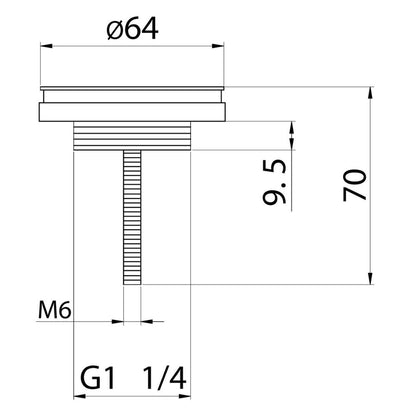 Fonteinset Keramiek Kraan Gebogen Mat Goud 30 X 30 X 10 Cm