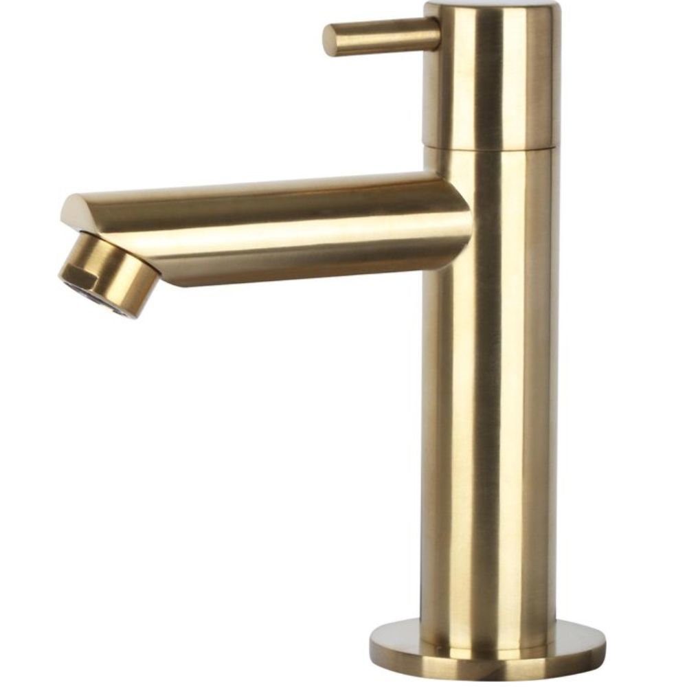 Fonteinset Marmer Kraan Recht Mat Goud 37.5 X 18.5 X 9.5 Cm