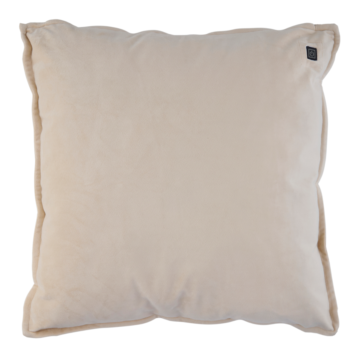 Heating Pillow Beige Velvet