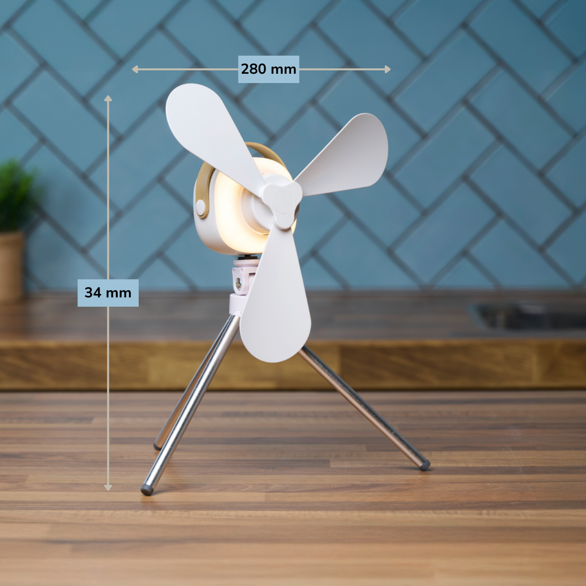 Fan Table 12Cm Usb 2000Mah