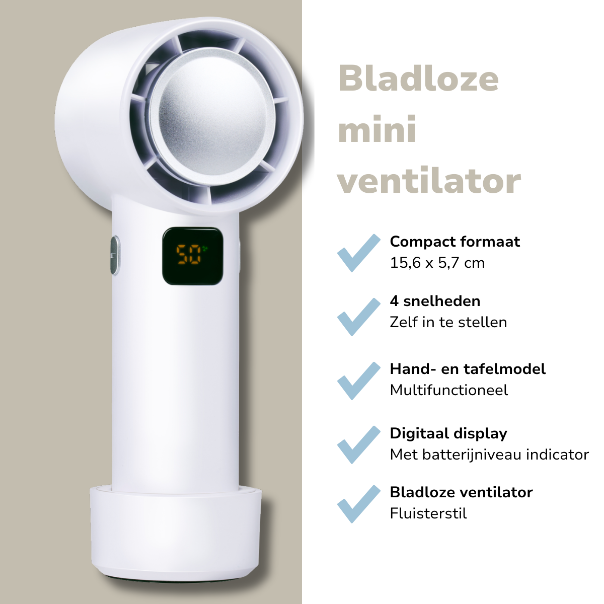 Fan Portable Bladeless Usb