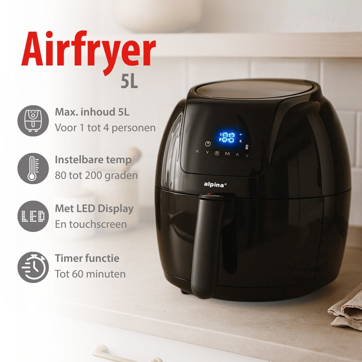 Fryer Air Digital 5L 230V