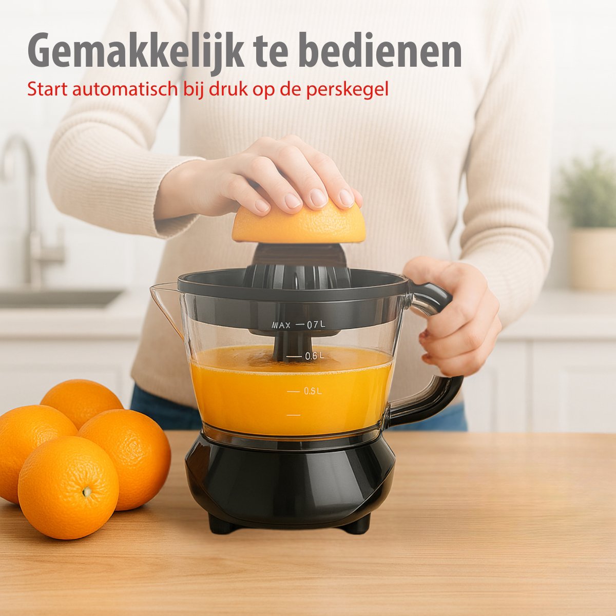 Juicer 700Ml 25W Blk