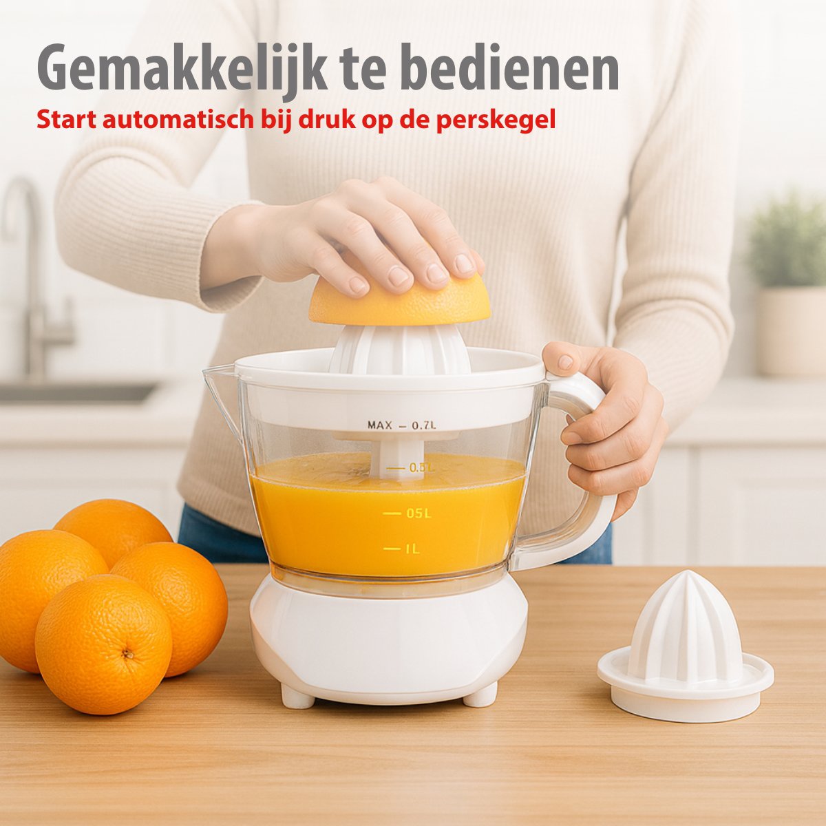 Juicer 700Ml 25W White