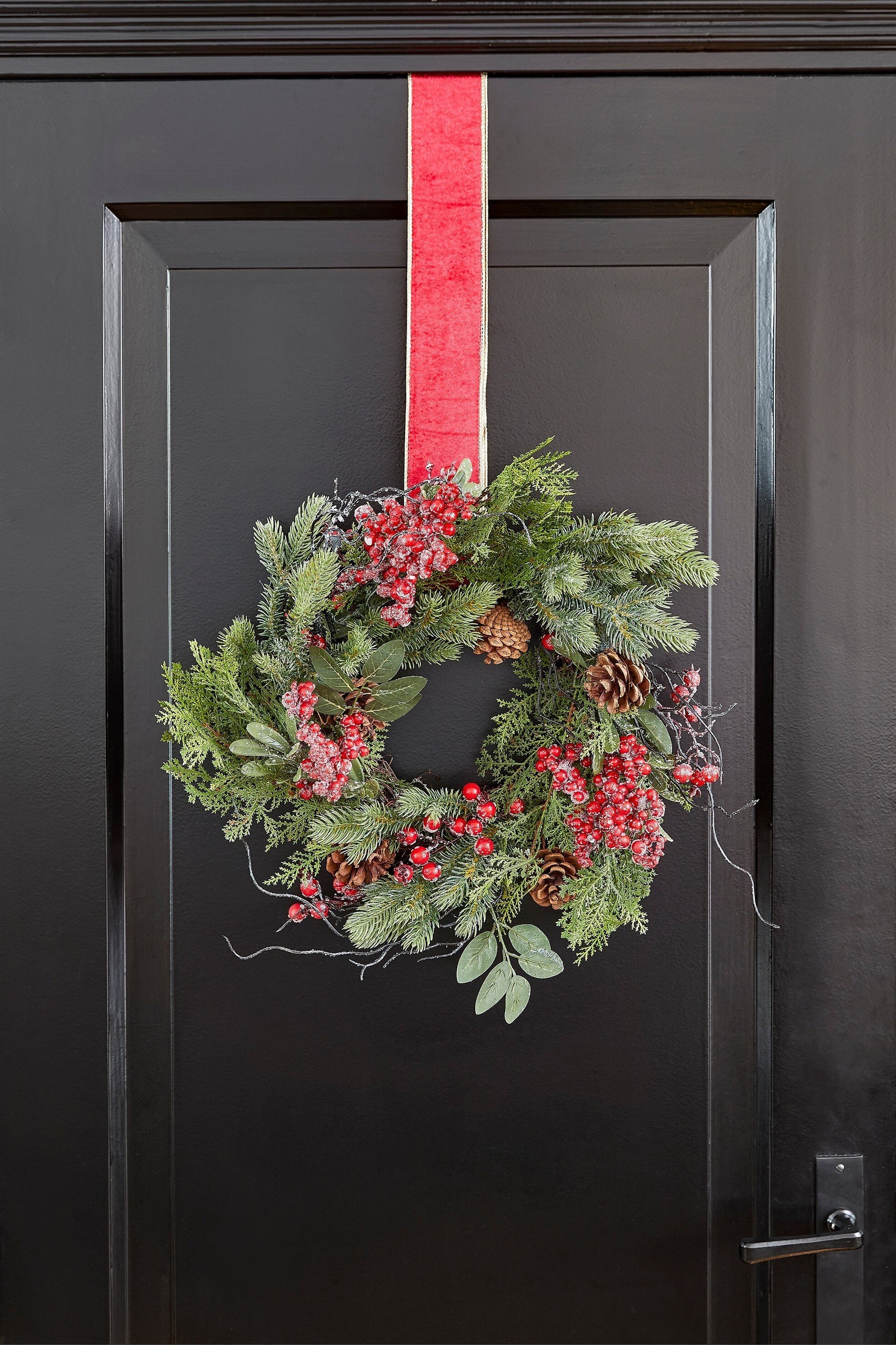 Randell Christmas Wreath - Ø50 Cm - Red