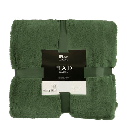 Bronte Fleece Blanket - L200 X W150 Cm - Dark Green