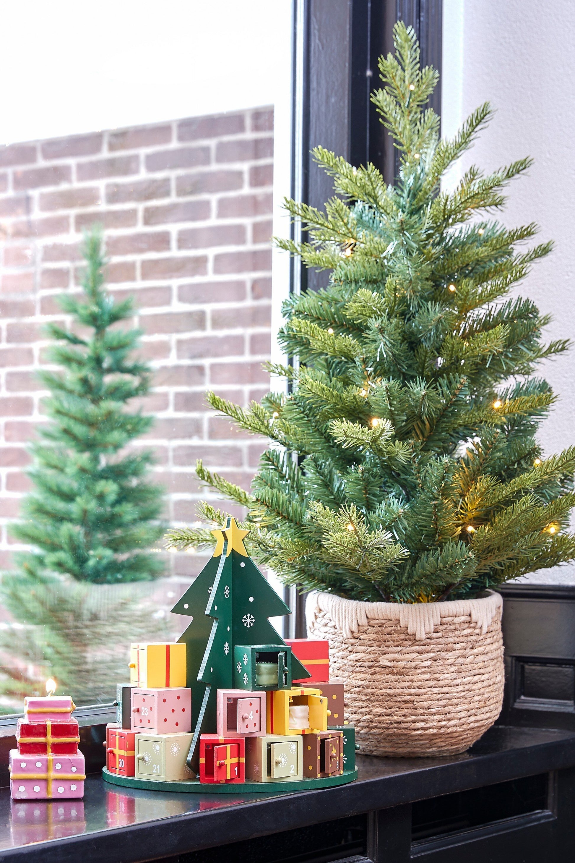 Advent Calendar - H30 X Ø28 Cm - Mdf - 100% Fsc - Multicoloured