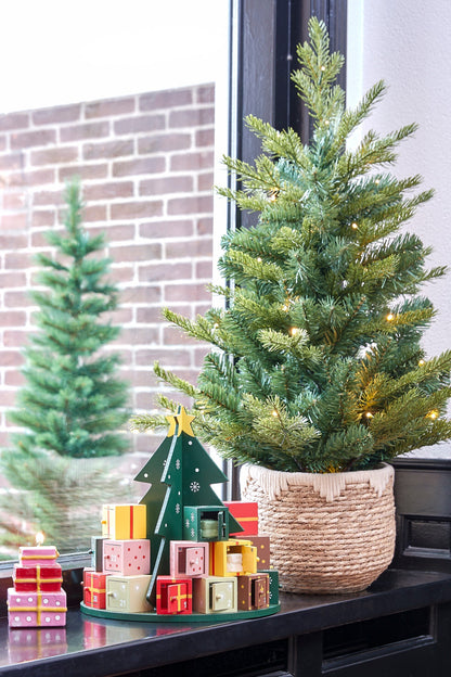 Advent Calendar - H30 X Ø28 Cm - Mdf - 100% Fsc - Multicoloured