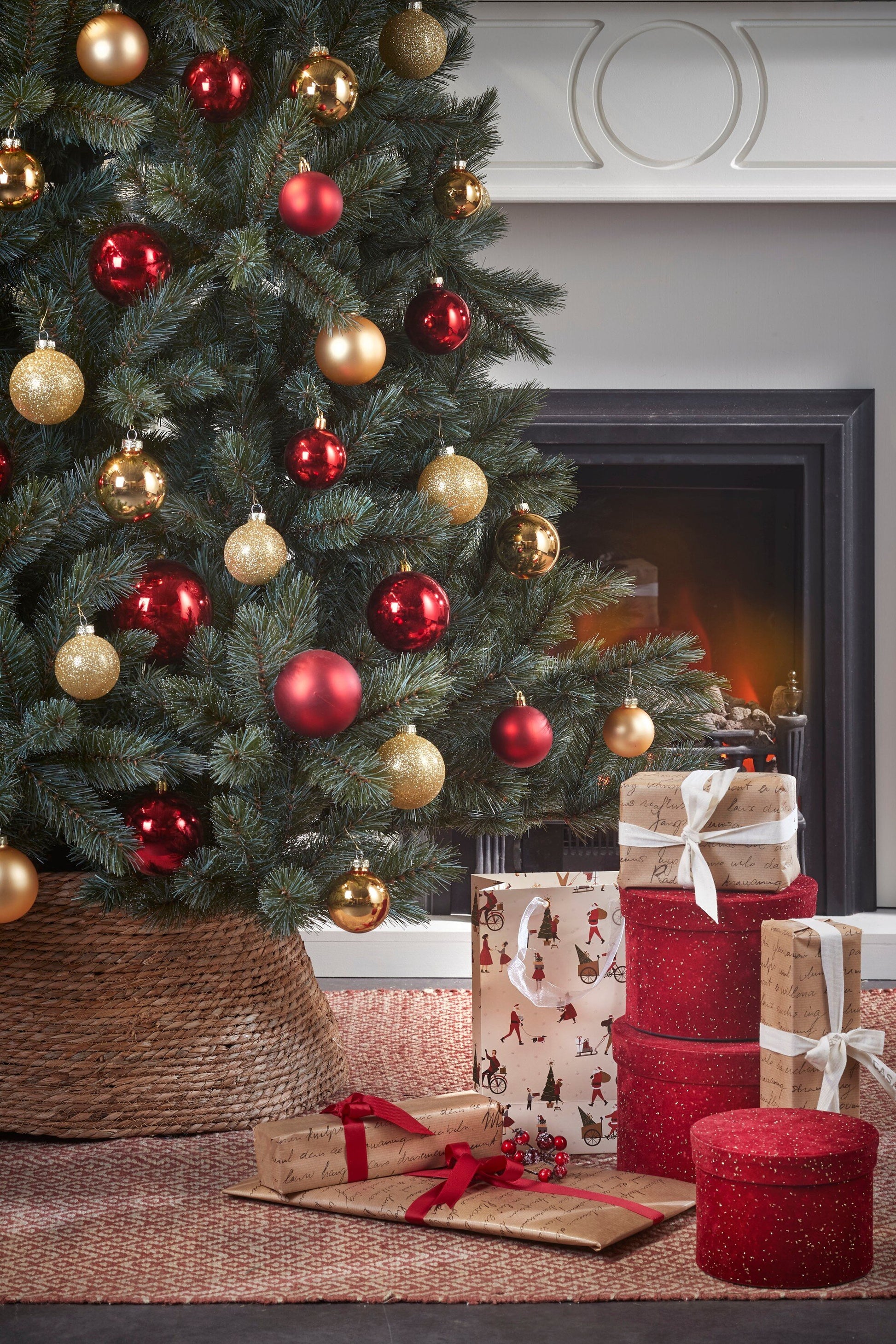Christmas Tree Skirt - H26 X Ø58 Cm - Seagrass - Natural Brown