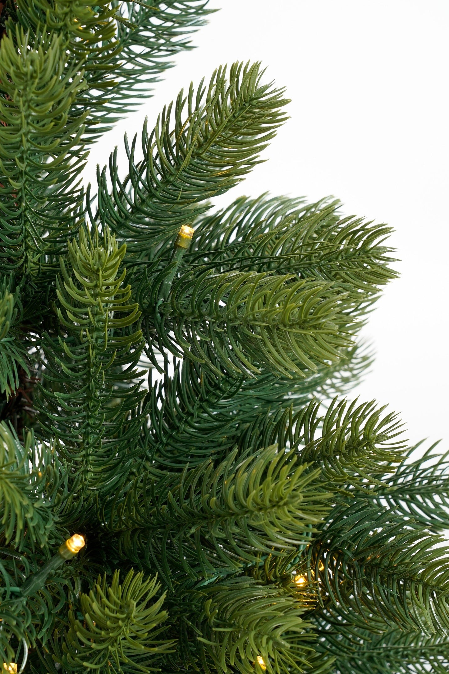Nagoya Set Of 2 Christmas Trees And 1 Wreath For Outdoor Use With Led Lights And Timer Function - H90 X Ø45 Cm - Green