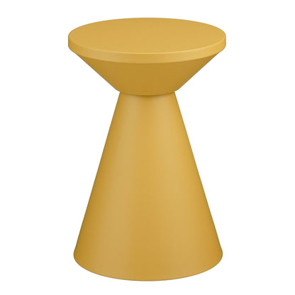 Jim Side Table - H45 X Ø31 Cm - Iron - Ochre