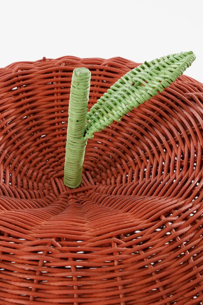 Basket With Lid Pink Set Of 2 - H26Xd30Cm