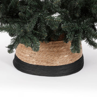Christmas Tree Skirt - H26 X Ø58 Cm - Seagrass - Black