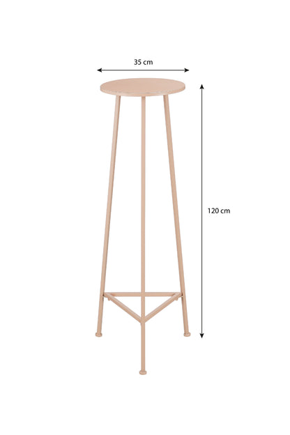 Adine Planttable L. Pink - H120Xd35Cm