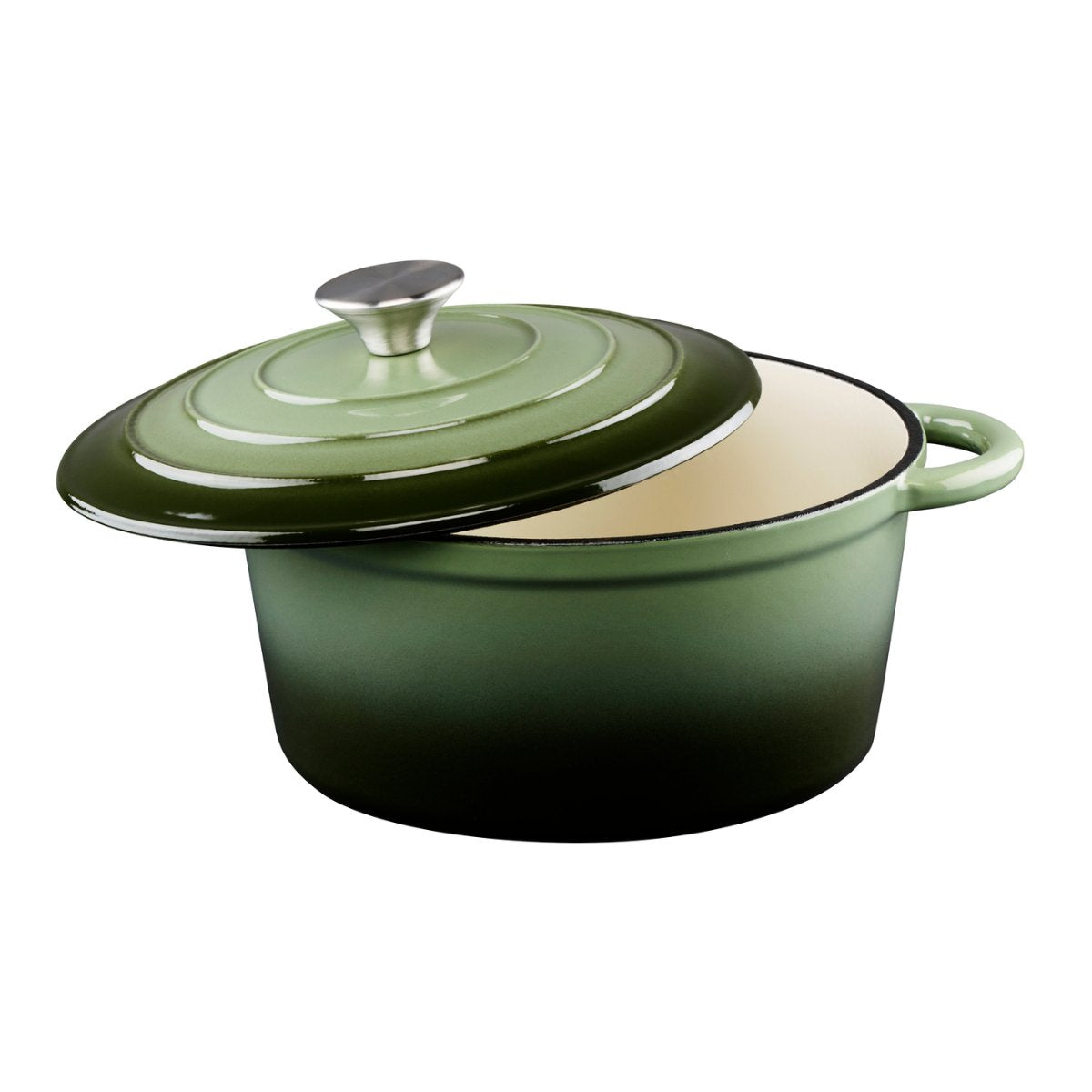 Casserole Enam Cast Iron Green