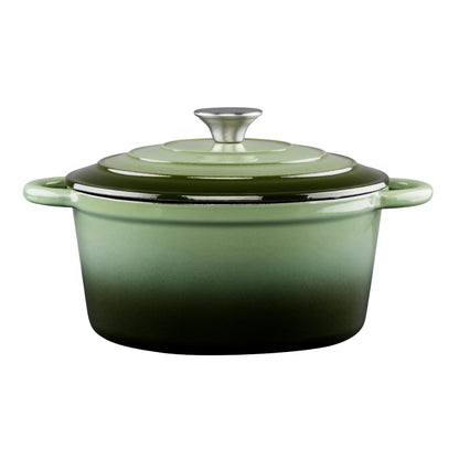 Casserole Enam Cast Iron Green