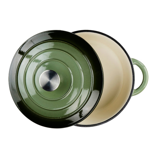 Casserole Enam Cast Iron Green