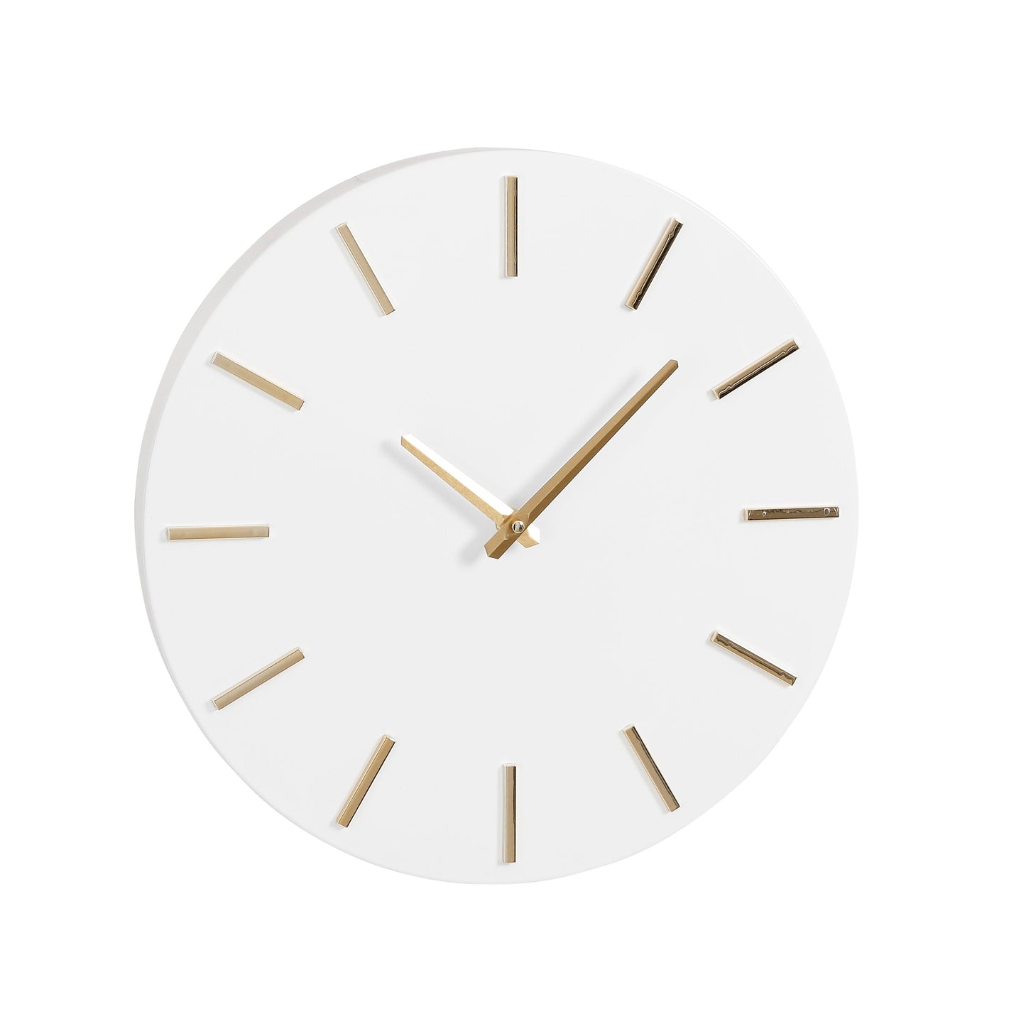 Brixen Wall Clock Aluminium White - H4Xd35,5Cm