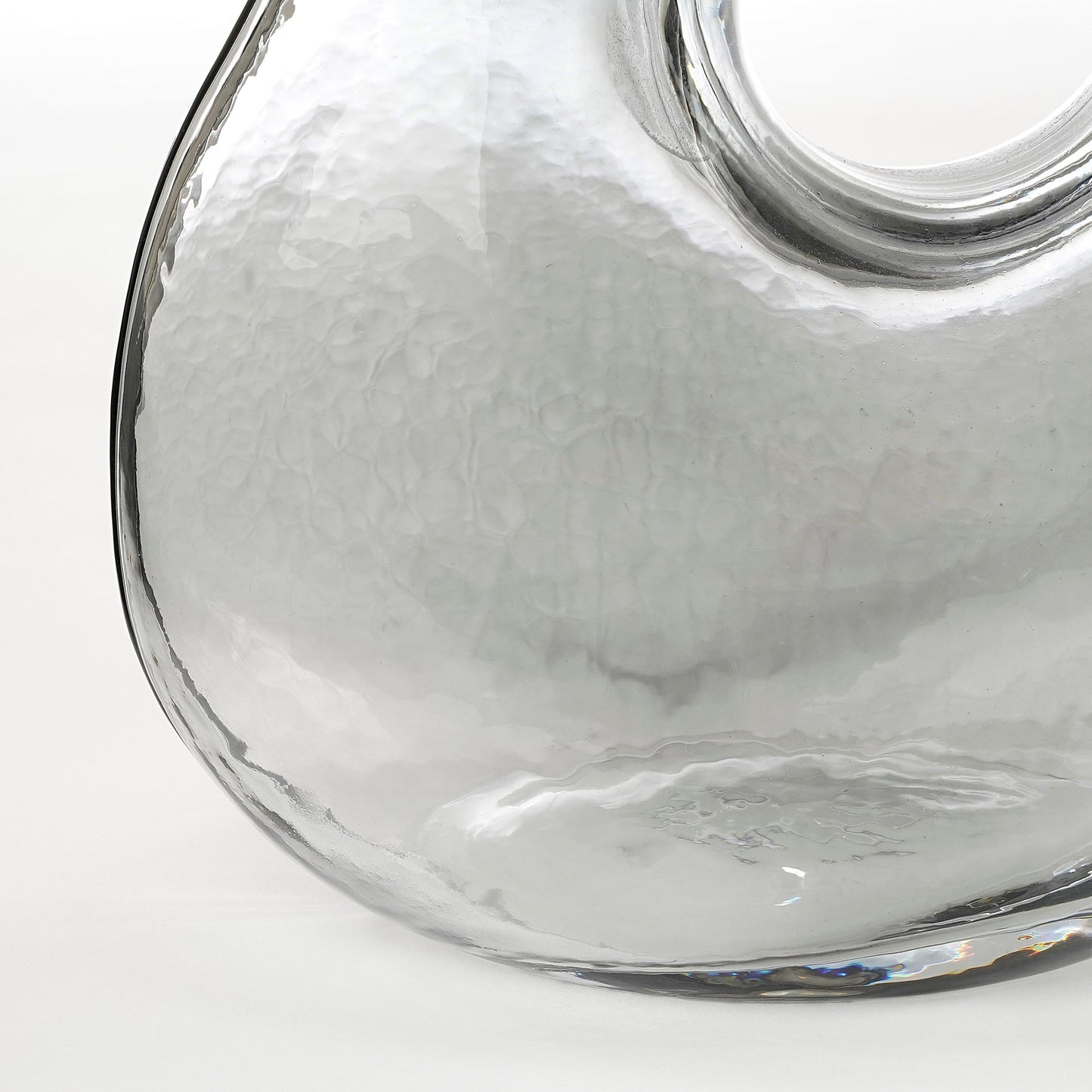 Jay Vase Glass L. Grey - L18,5Xw10,5Xh25Cm